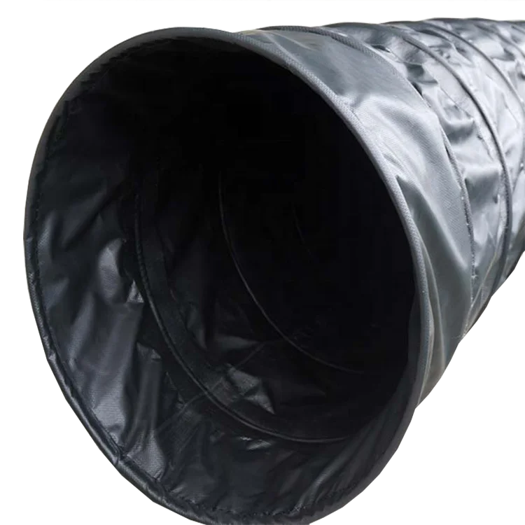 Professional spiral flexible high pressure reinforced fire resistance tunnel and mine ventilation air hose pipe duct
