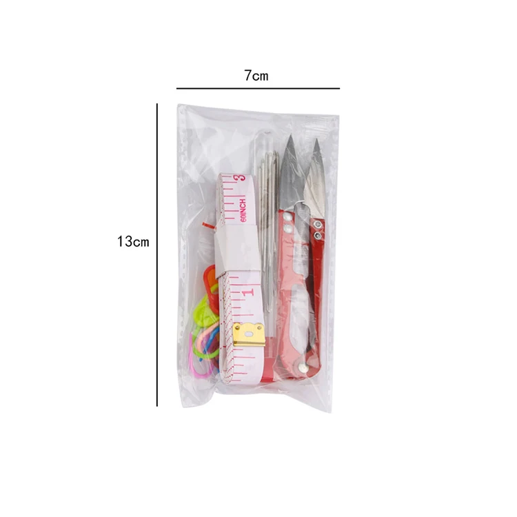 Tailor measuring tape Knitting needles set with yarn scissor Household sewing kit