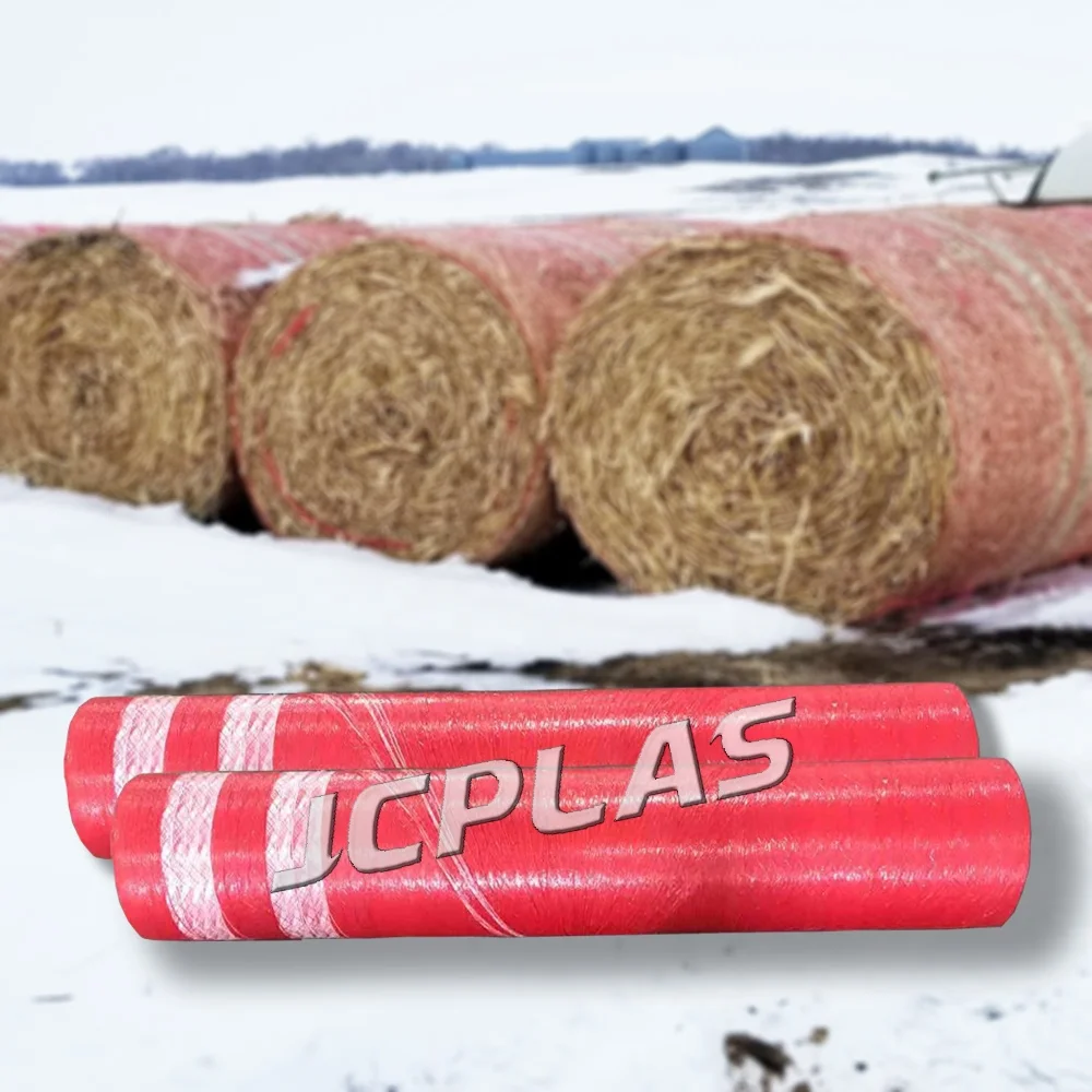 Биоразлагаемой упаковки рулонов сетка для сельского хозяйства, соломы, силоса пакетировочный