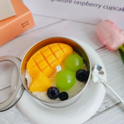 new design soy wax handmade cereal candles custom scent shell scented candle in tin bowl private label