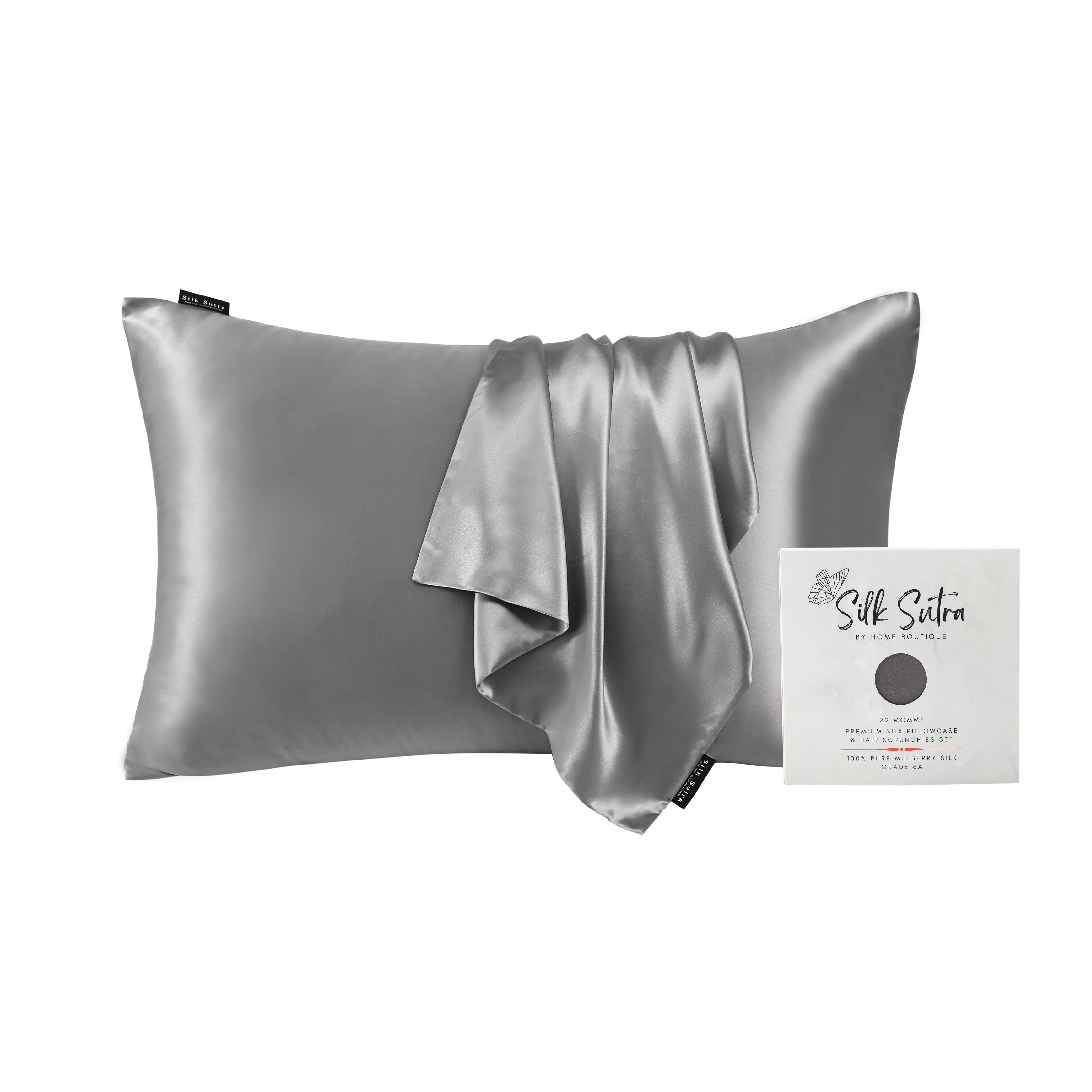 Custom Logo 22 MM 100% Mulberry Silk Pillow Case 800 TC Mulberry Silk Pillow Case