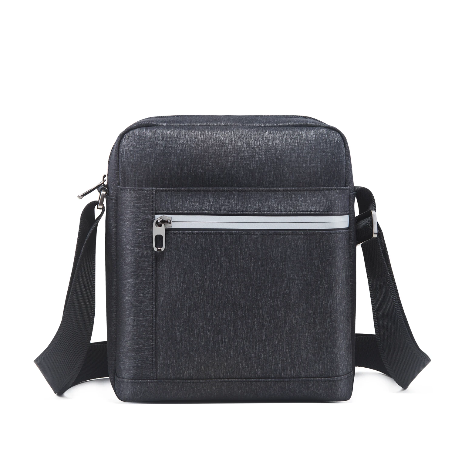 Fashion black Gray One shoulder bag waterproof breathable durable capacity large chest bag