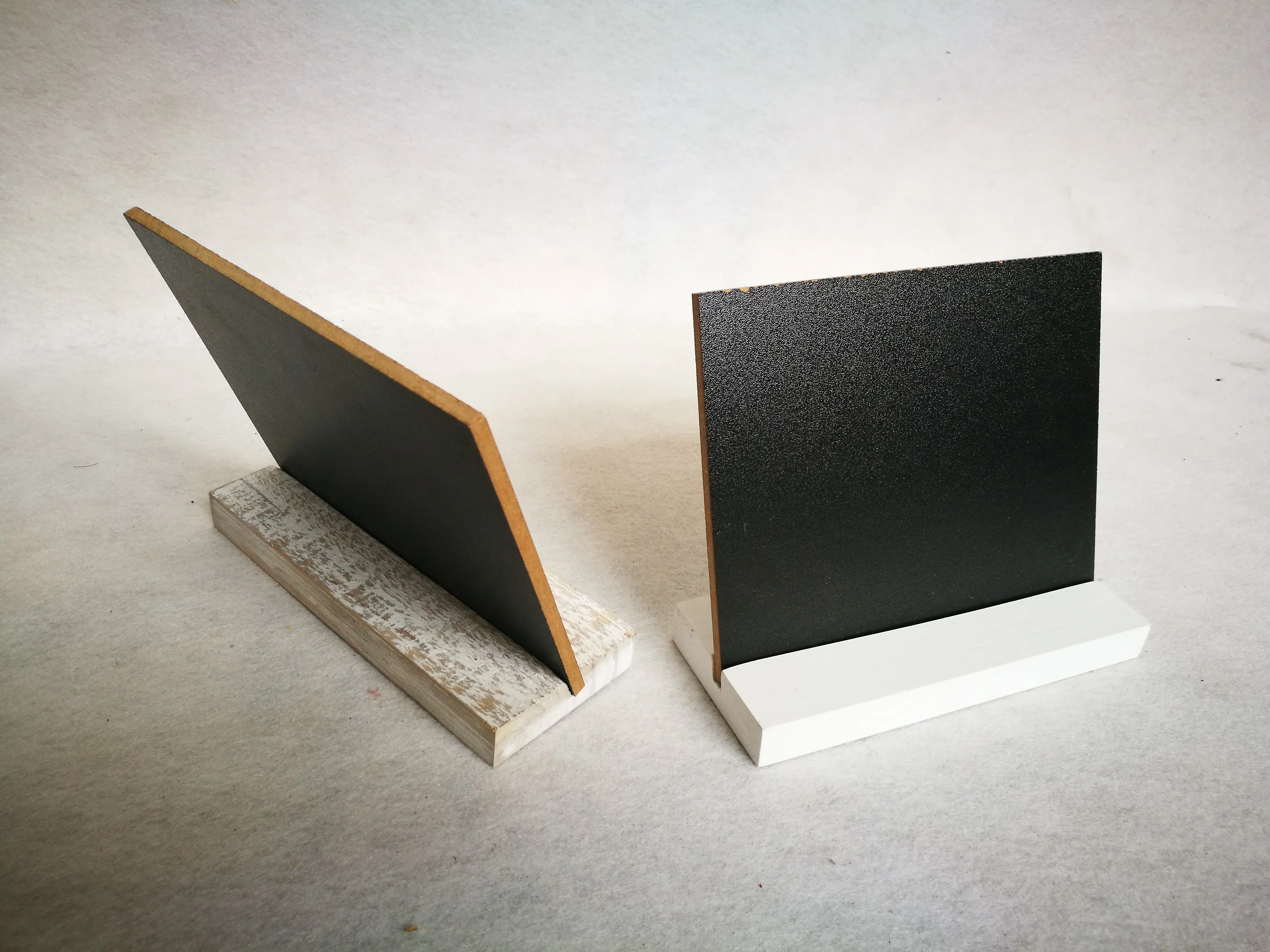 Tabletop set 4 small mini blackboard chalkboard