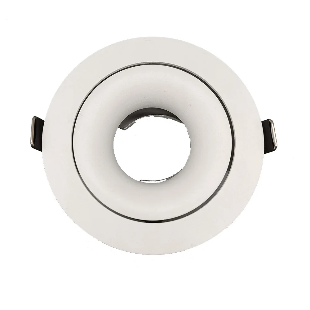 360degree Rotate GU10 MR16 Down Light Fixture White Black Square and Round GU10 Fitting