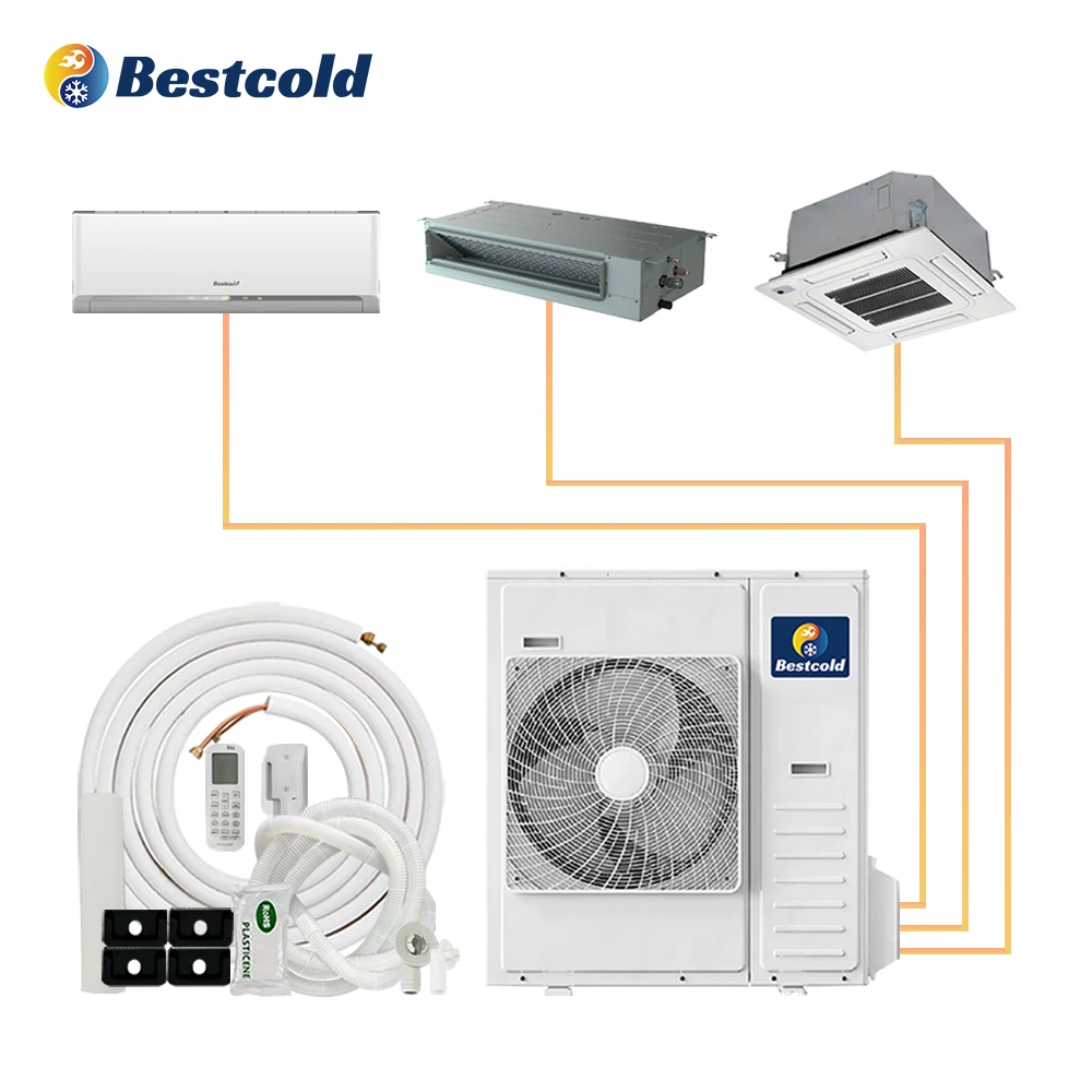 Manufacturer Plant 3 Zone Energy Efficient Environmentally Friendly Inverter OEM Hotel Multi Zone Air Conditioners