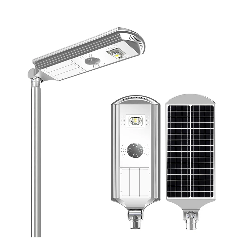 High bright Z66 Series integrated outdoor lamp100w 120w smart GSM wireless internet solar street light with remote