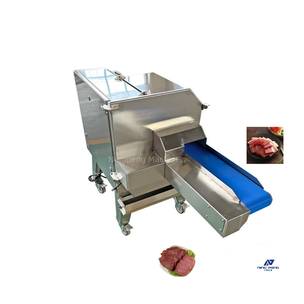 High Efficiency Lotus Root Taro Cutting Machine Dry Tofu Slicing Machine for Sale