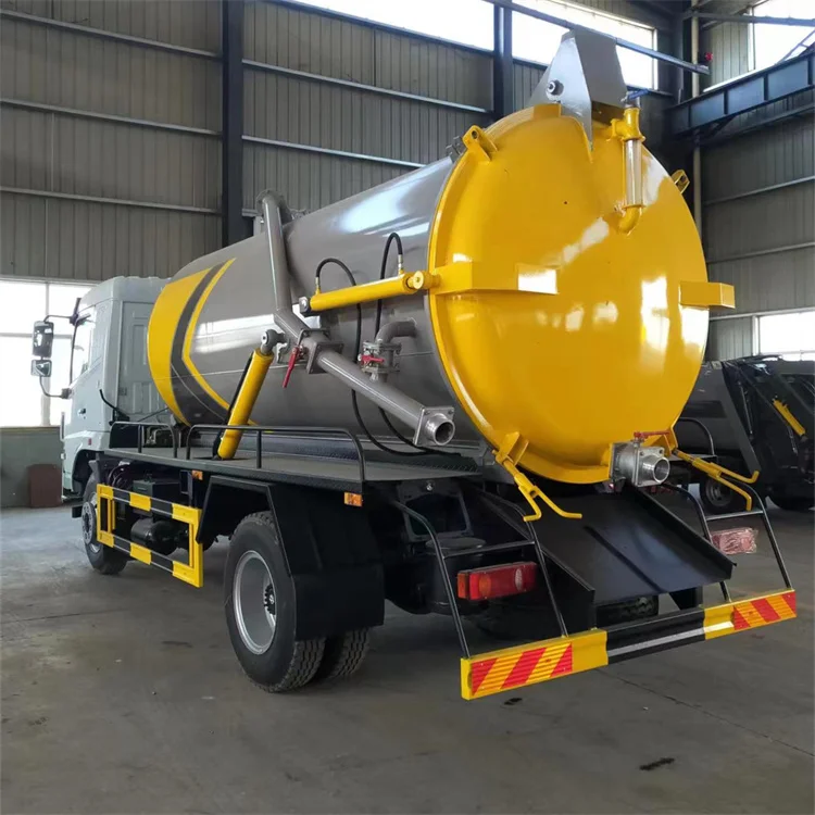 Big savings Dongfeng 12CBM high-capacity Sewage Suction truck Vacuum Truck fecal suction truck sewage sucking vehicles