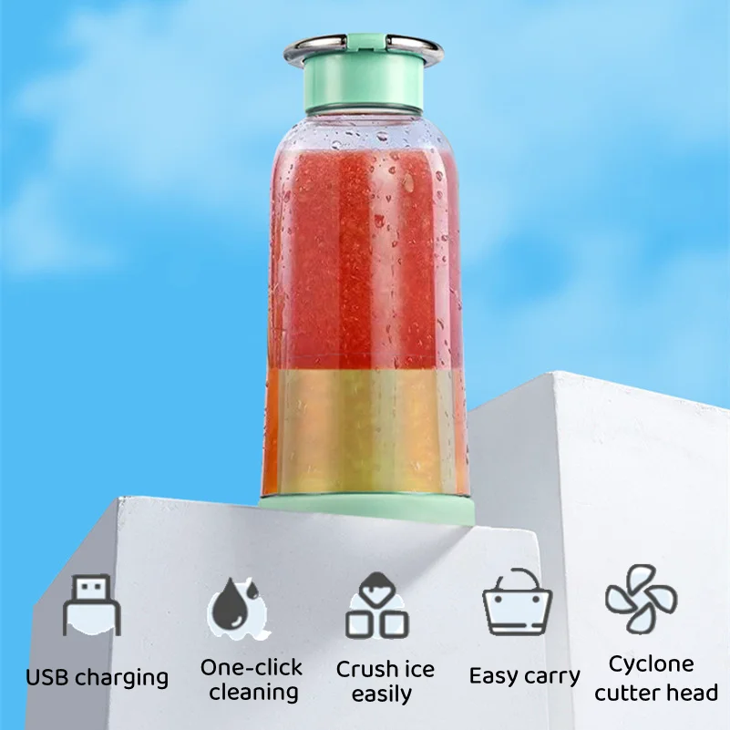 Factory Direct New Original Attractive Design Cordless Personal Blender 400ml Juicer Cup