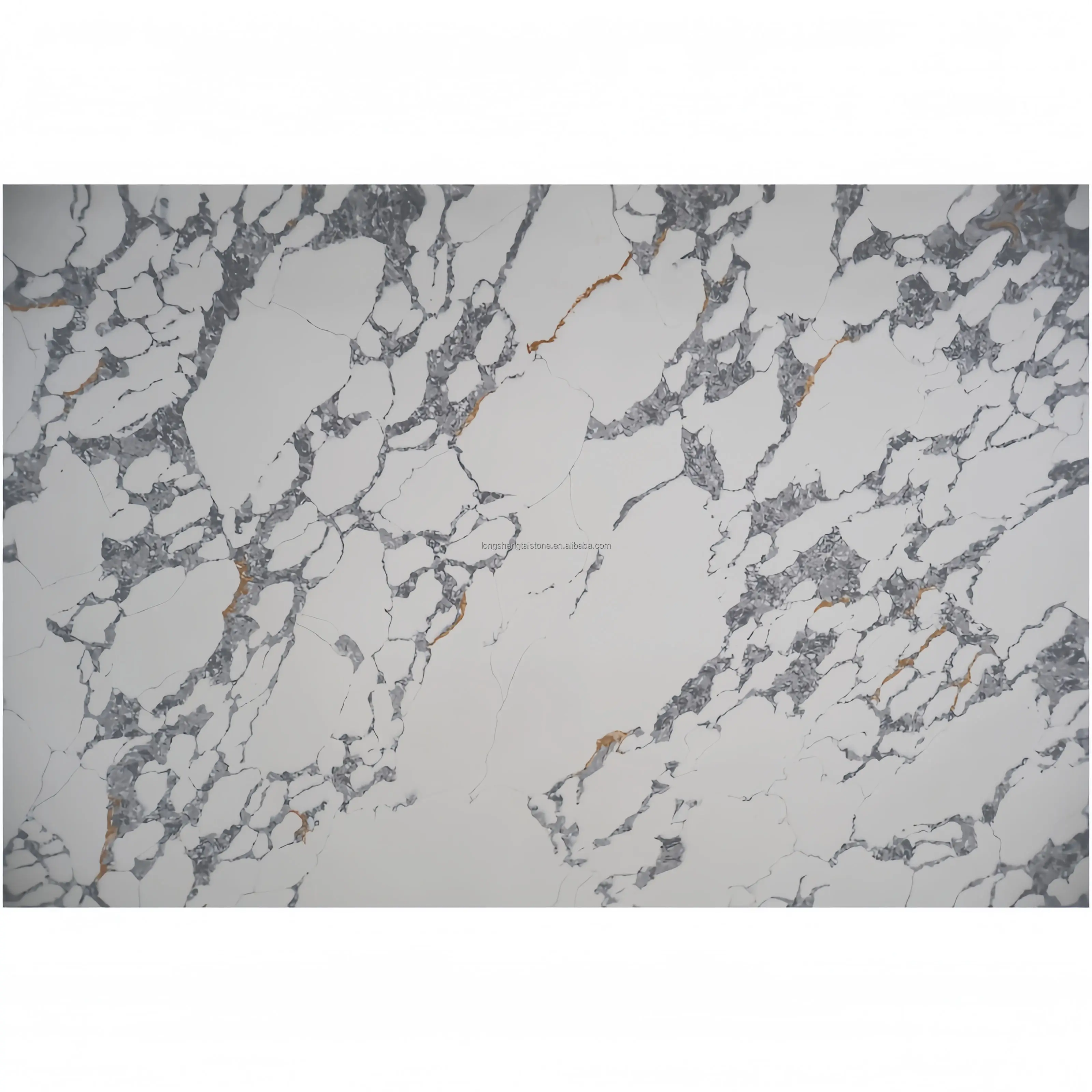 Quality Choice Premium Marble Vein Quartz Slab for Stylish Backsplashes and Contemporary Interiors