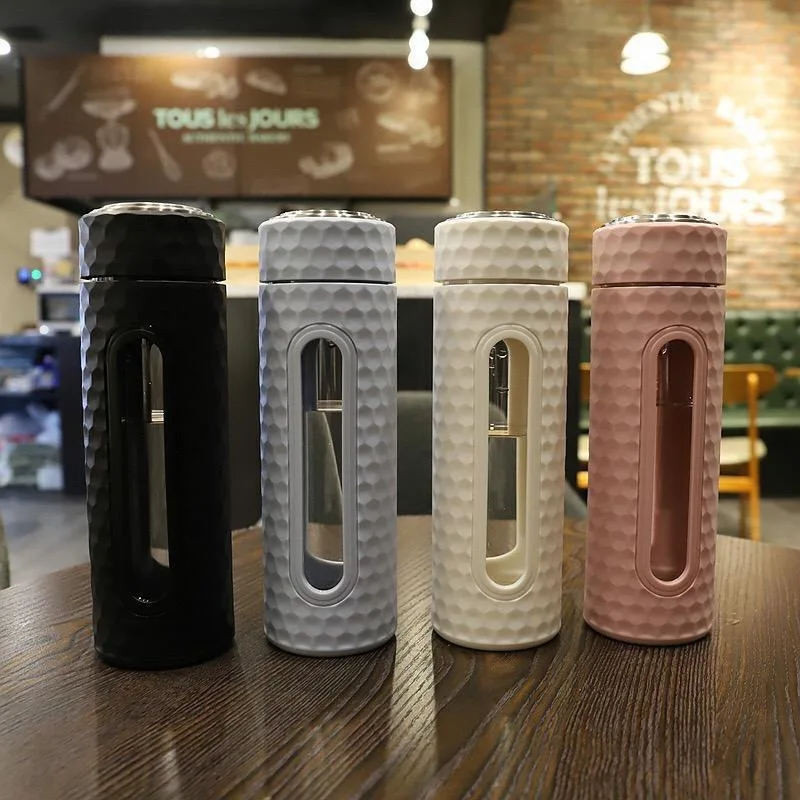 Manufacturer Wholesale Custom Logo Glass Tea Cup Water Bottle