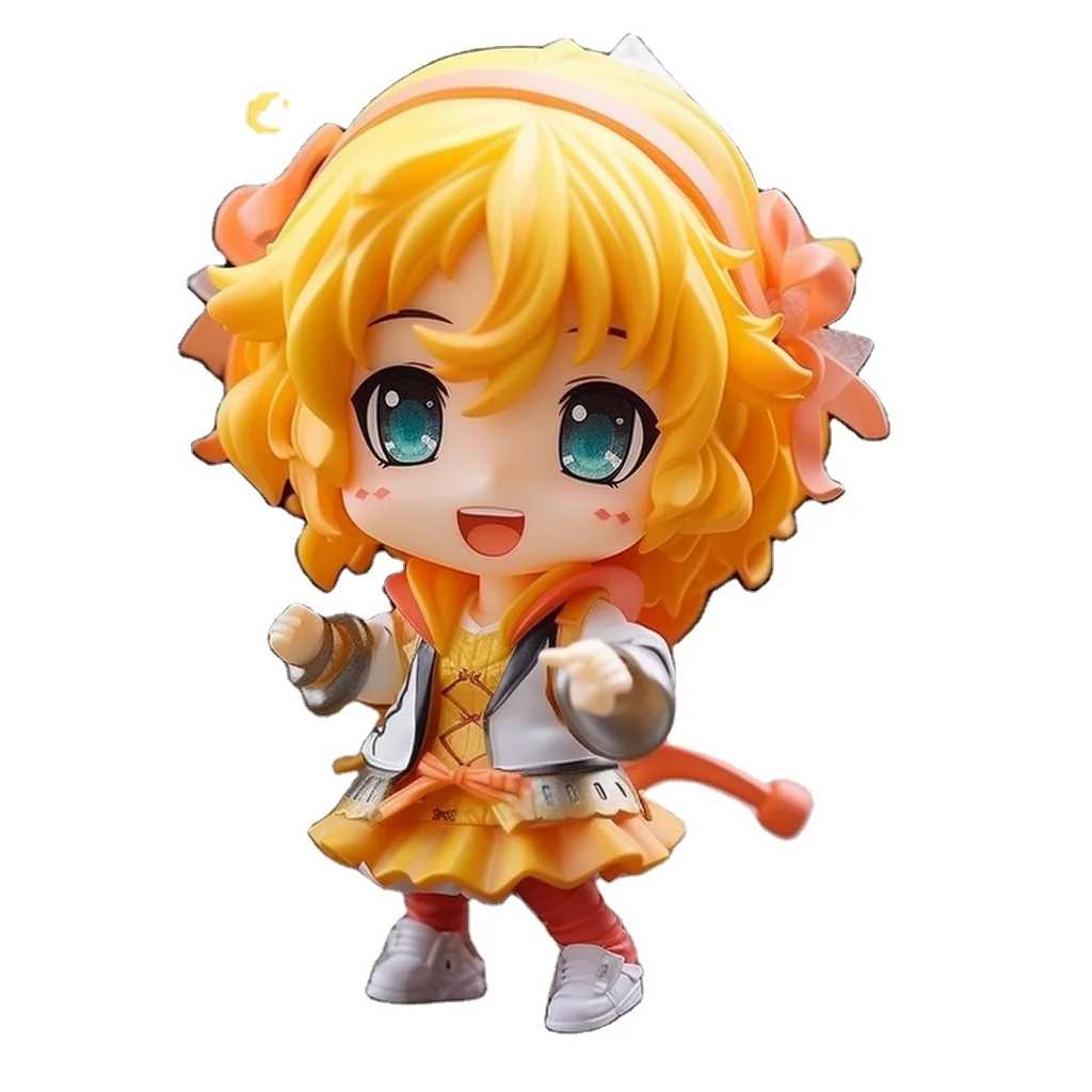 Пластиковая 3d аниме девушка фигурка мультфильм Статуэтка