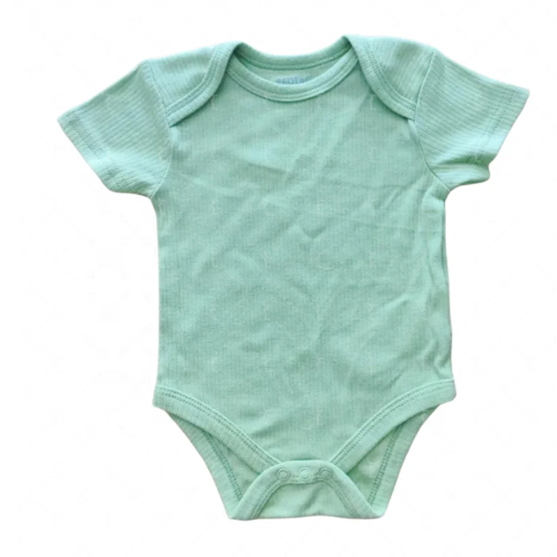 Baby Clothes Newborn Baby Rompers 100% Cotton Printing Blank Clothes Wear New Born Short Sleeve for Baby OEM Service Unisex