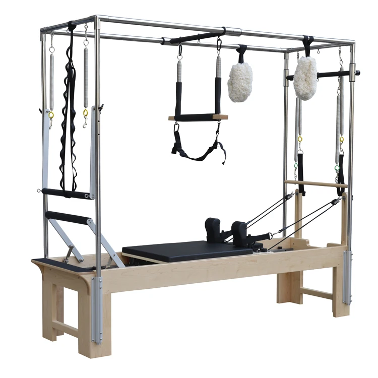 High Quality Korea Austrailian Wooden High Low Tower Pilates Reformer Cadillac