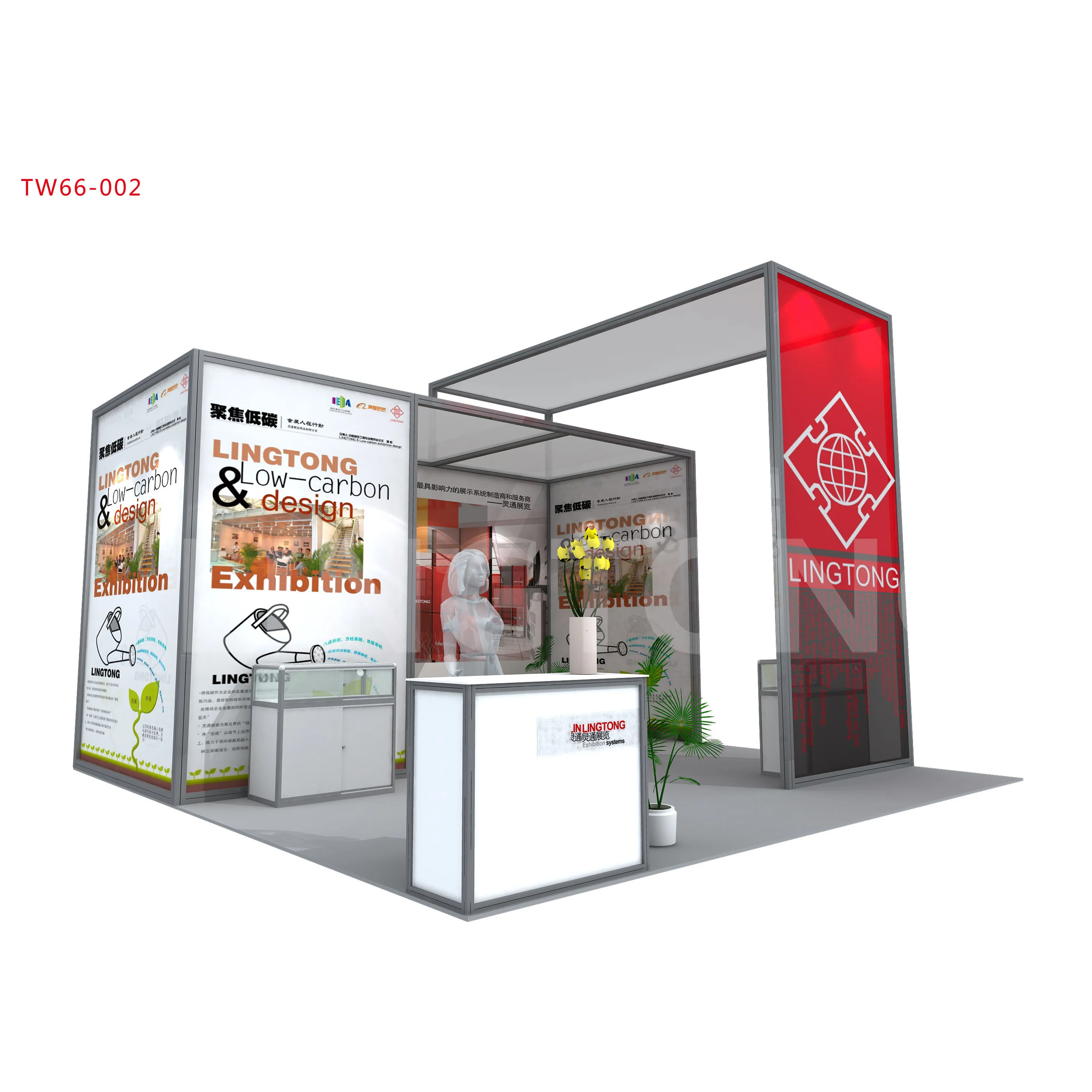 customIzed aluminum exhibition booth /display stand/fair booth