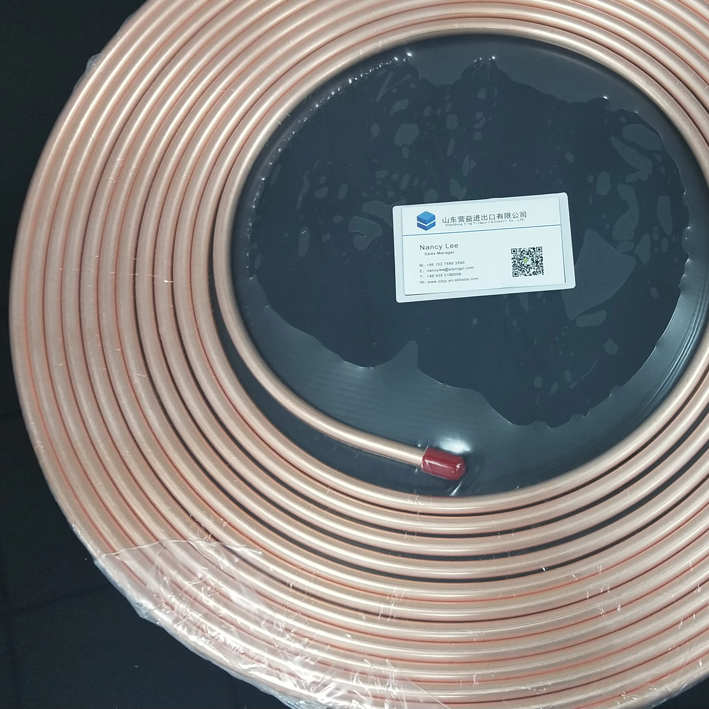 Manufacturer Price 0.7mm thickness Copper pipe Copper Tube Coils 1/4 3/8 5/8