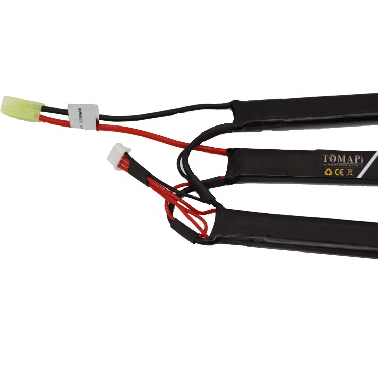 
Durable and powerful rechargeable 3s 1400mAh soft pack rc gun lipo battery 11.1v 