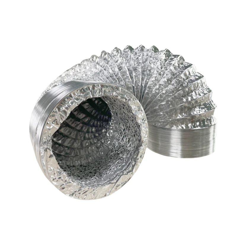 Kitchen Stove Range Hood Parts Discharge Aluminum Foil Ventilation Pipe Simple Design Dryer Ventilation Hose