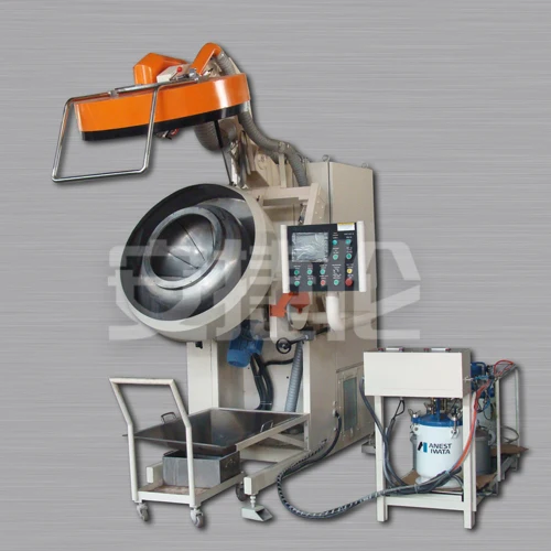 automatic Zipper slider coating machine  with rotating spray technology  painting machine