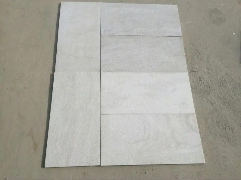 Натуральный отточенный кварцит каменная напольная плитка