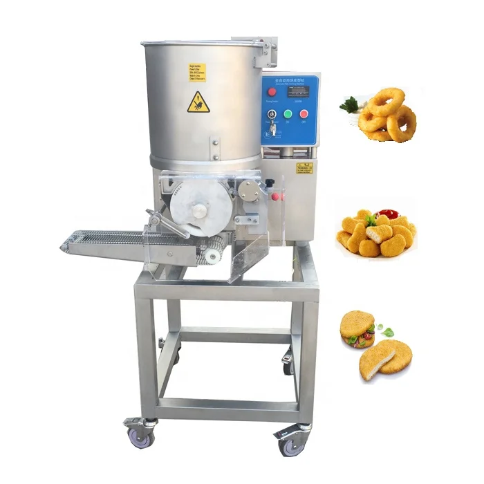 China supplier beef shrimp meat hamburger automatic burger patty making machine