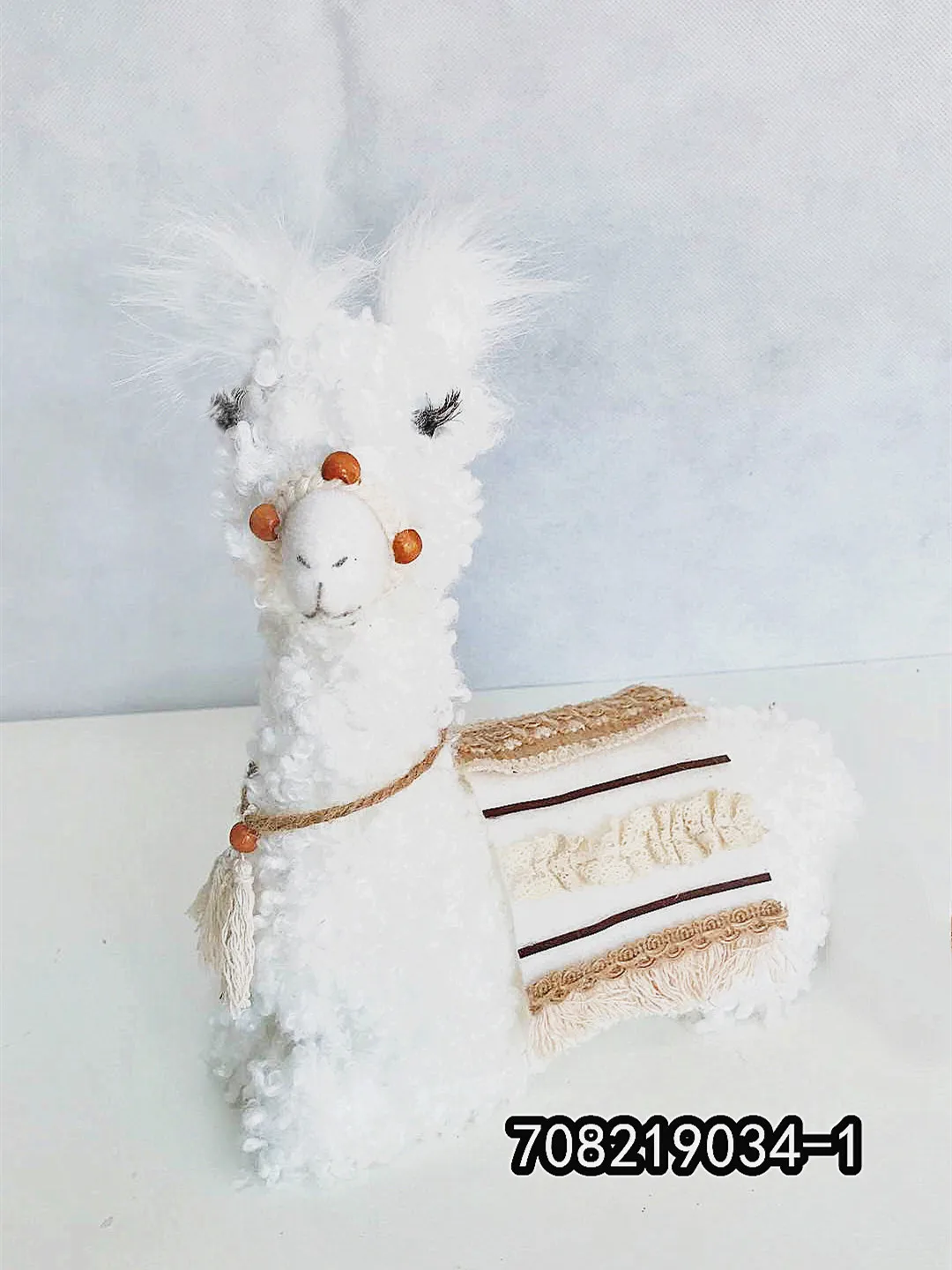 Factory Custom  Flowerpot style Bunny Decorative Table Linen natural hemp rope Happy Easter Rabbit