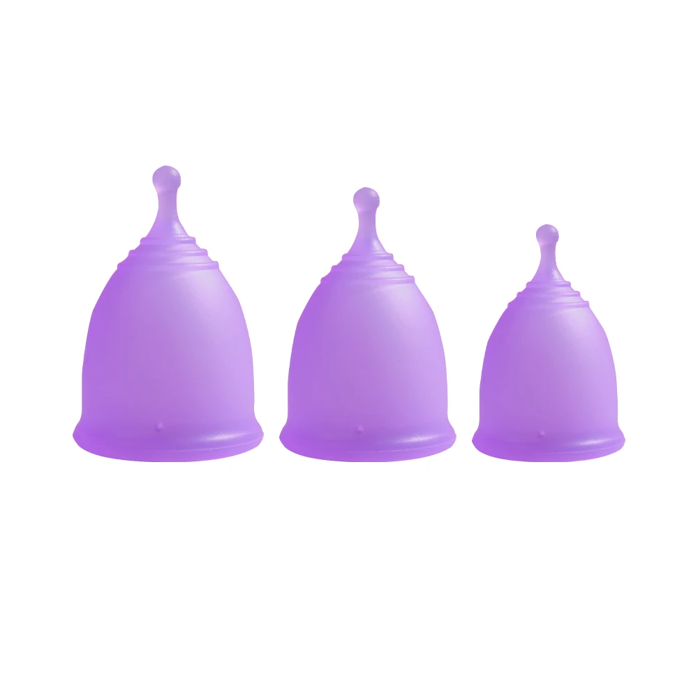 Dh Health Factory Supply reusable color medical grade silicone menstrual cup
