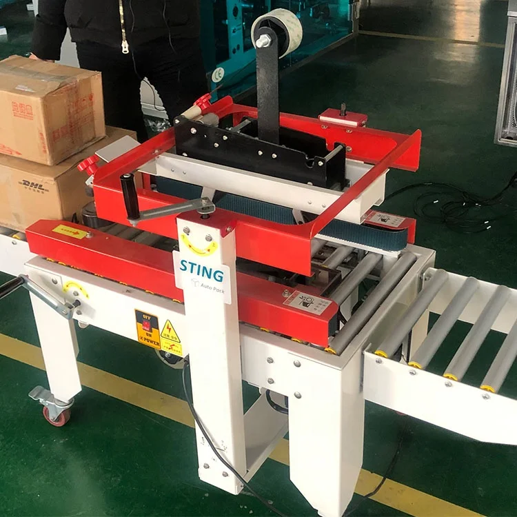 Semi-Automatic Carton Box Sealing Tape Machine Automatic For Box