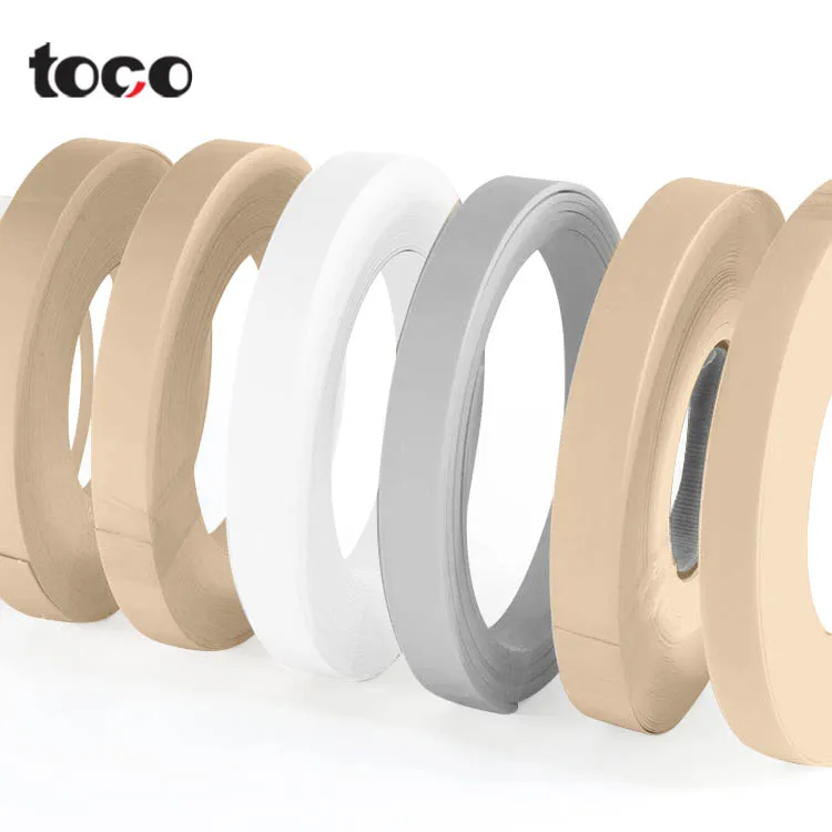 Toco 3m 8101 cabinet kitchen banding pmma pre glued board trim plastic furniture protective pvc edge strips
