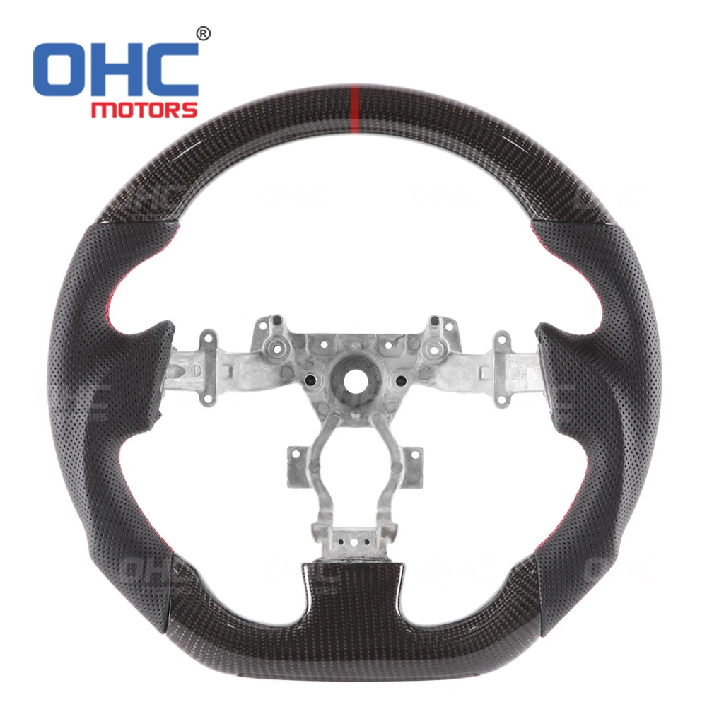 Hot Selling Carbon Fiber Steering Wheel Factory Price Fit for Nissan 09-16 GTR R35 Skyline Carbon fiber steering wheel