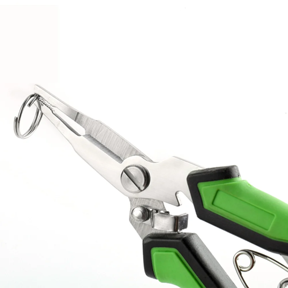 Aluminum Fishing Pliers Line Cutters Hook Remover Split Ring Fishing Tools Multi Function Fishing Tackle Tool