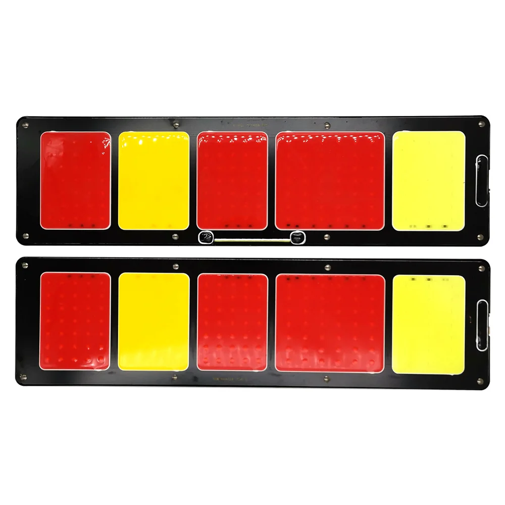 COB Truck Taillights 24V LED for Trucks Turning Lamp Brake Strobe Signal Lighting Waterproof Super Bright Lorry Tail Lights