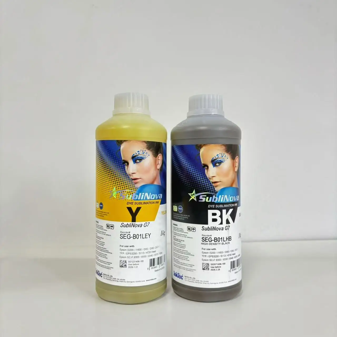 korea sublinova sublimation printer printing ink high quality original C/M/Y/K dye sublimation ink