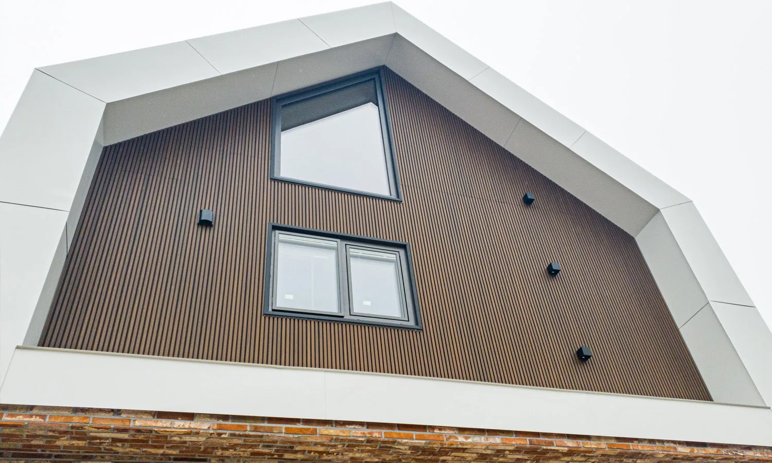 Wpc Decorative Materials Outdoor Wooden Exterior Wall Cladding Panel Exterior For Wall Covering