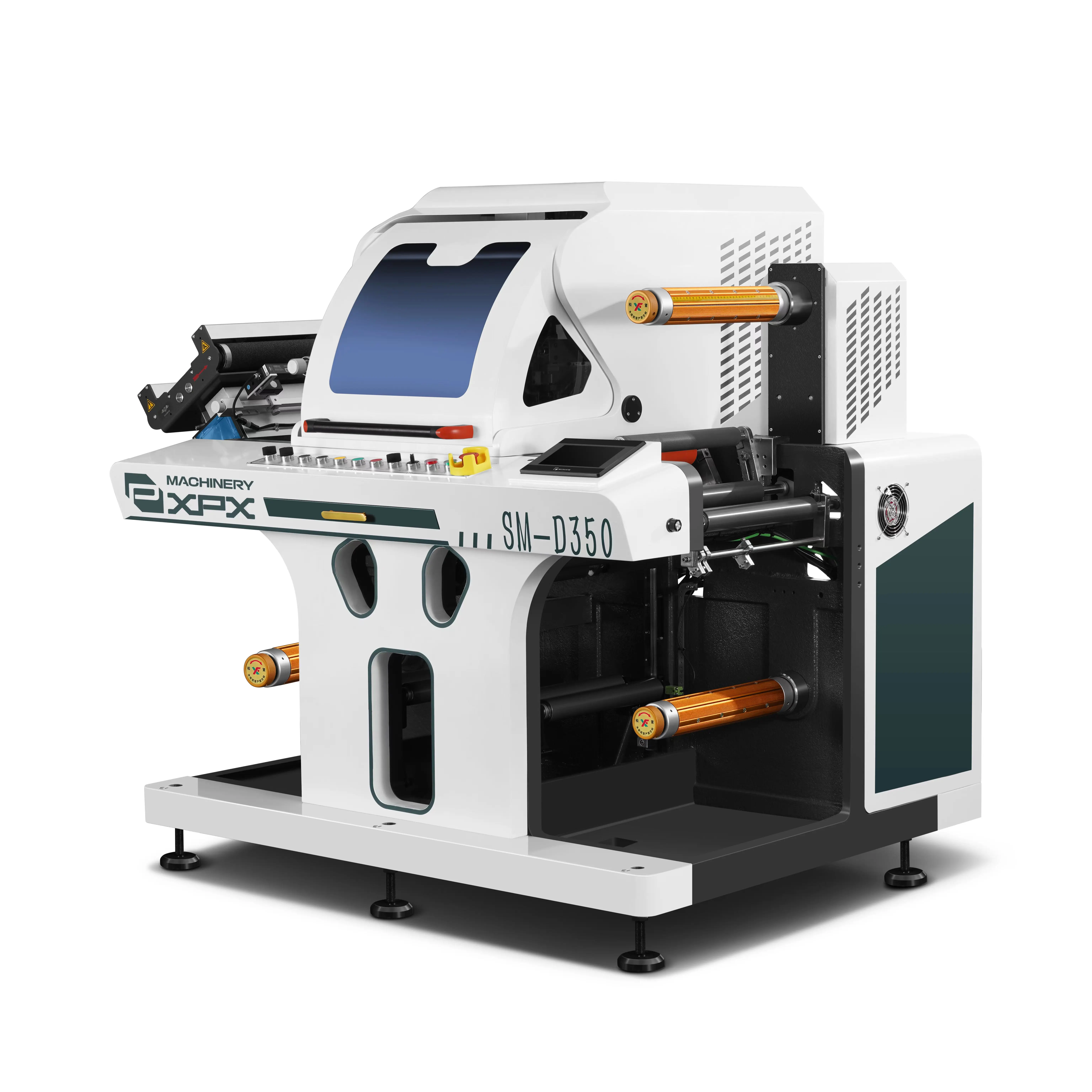 XPX SM-D350 precision vinyl sticker automatic processing label cutter with CCD camera