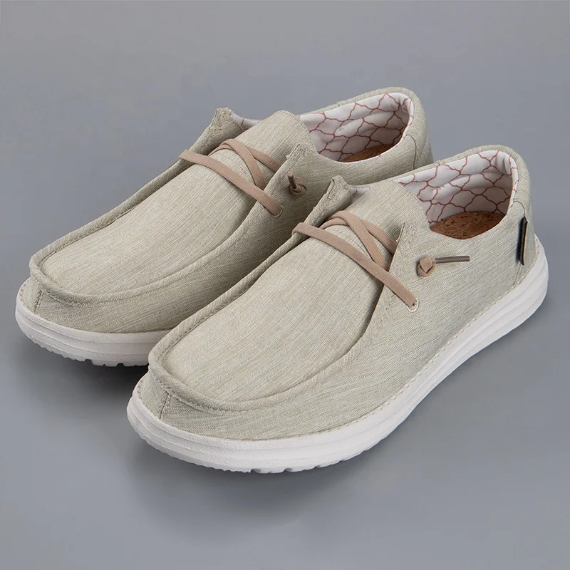 STNM 2024 New Fashion man shoes cork insoles for comfortable canvas trendy shoes