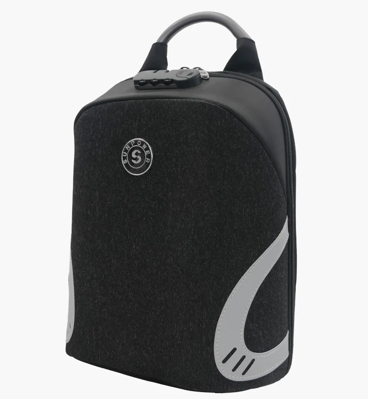 Waterproof Anti-Theft USB Charging Port Password Lock Key Hook College Students Unisex Zipper Closure Laptop Backpack