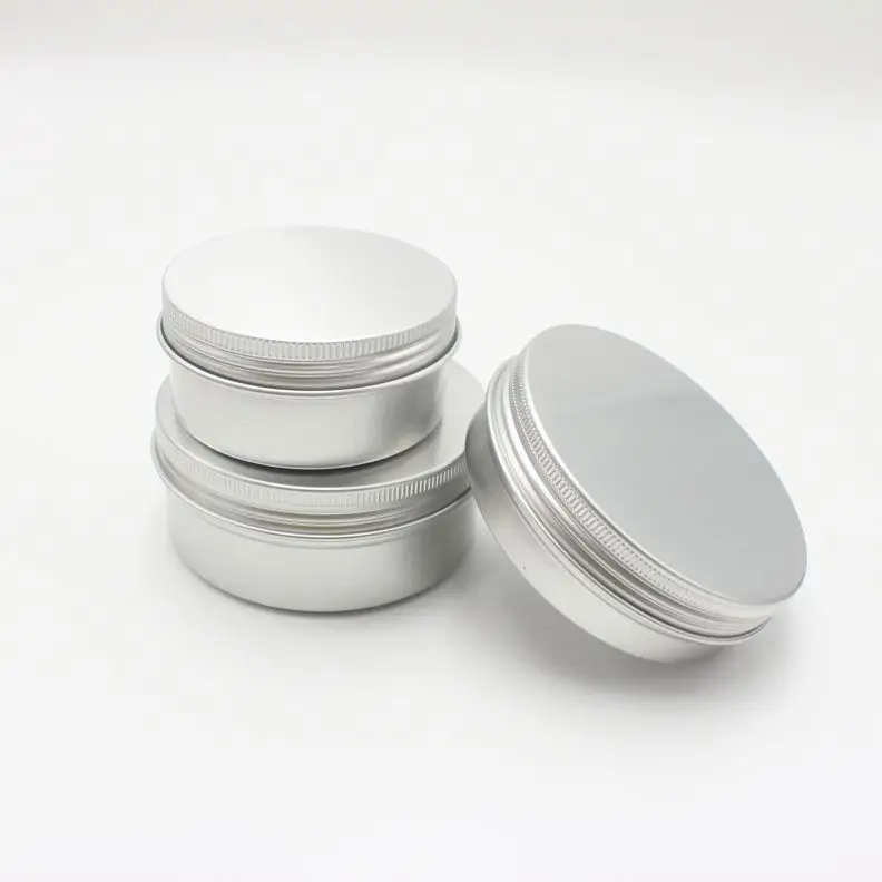  50g 100g 120g 200g 500g круглая алюминиевая коробка олова для лампы в форме свечи
