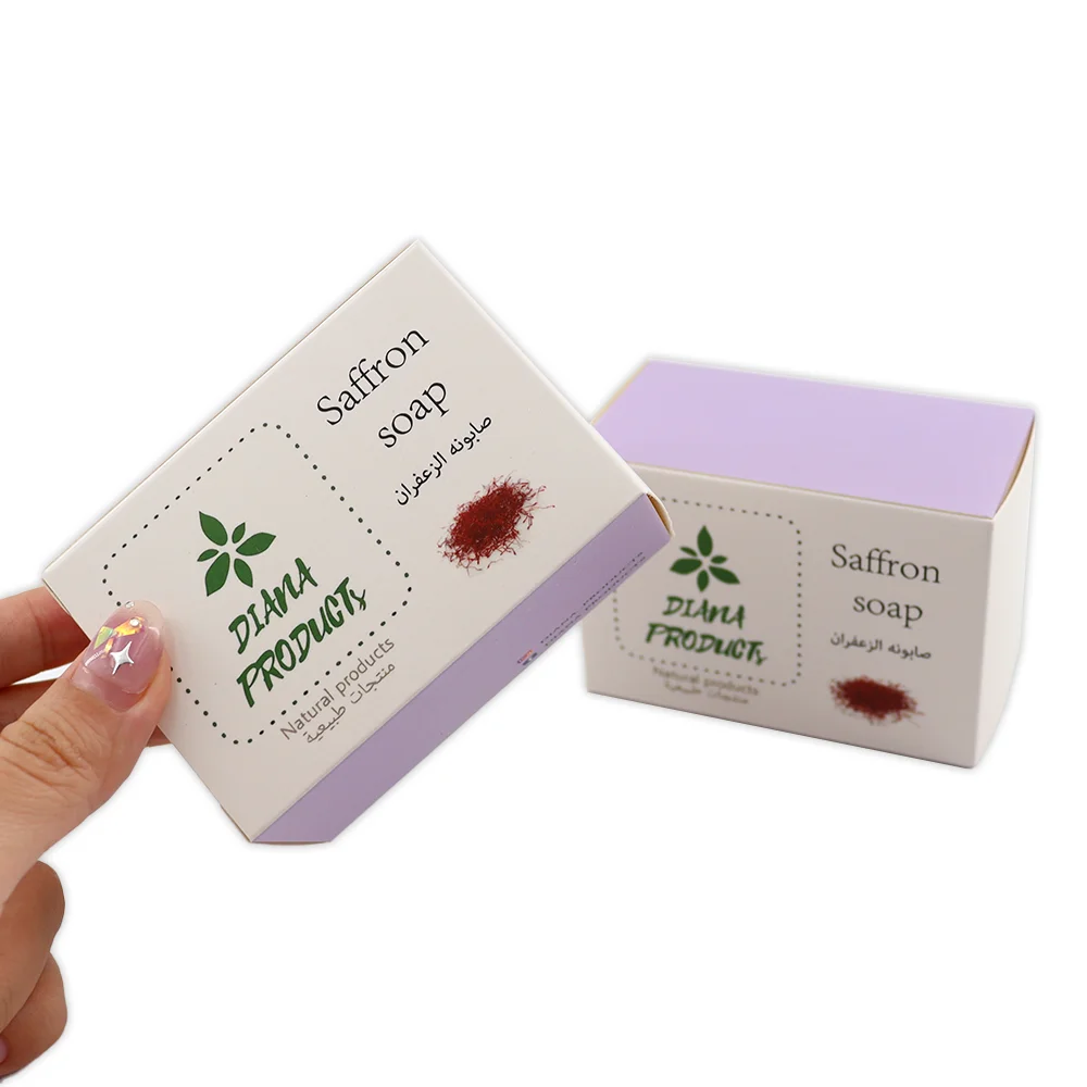 Custom Design Logo Printing White Art Paper Box Soap Bar Packaging Coated Paper Boxes for Soap