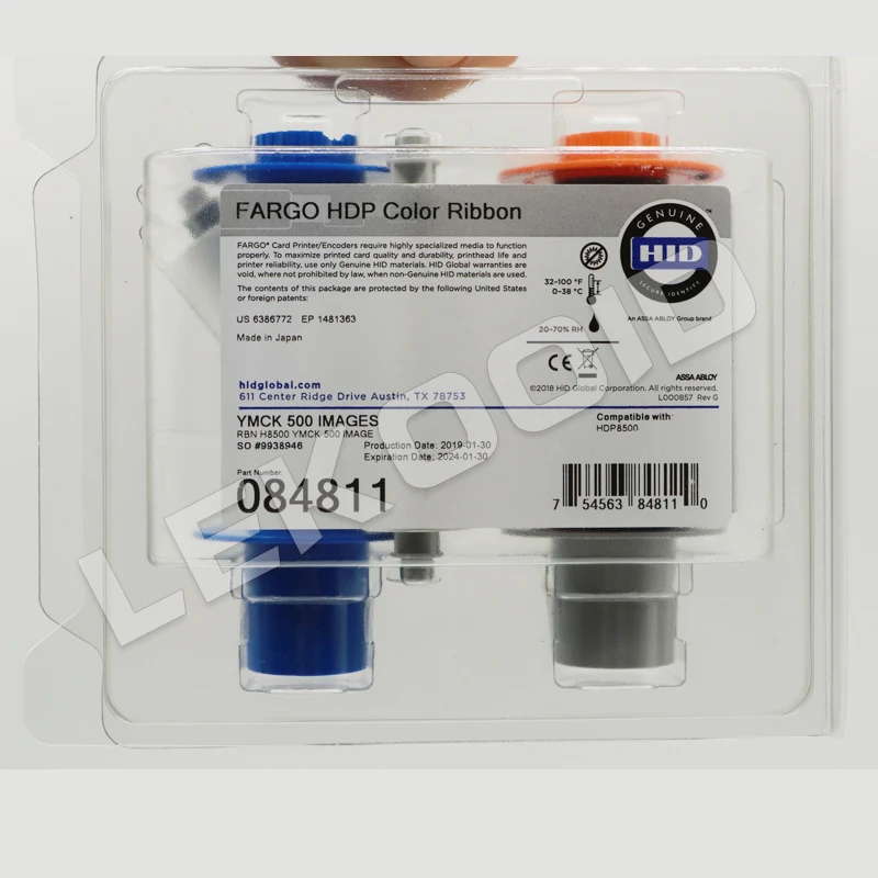 Hid Fargo HDP8500 принтер YMCK лента 084811
