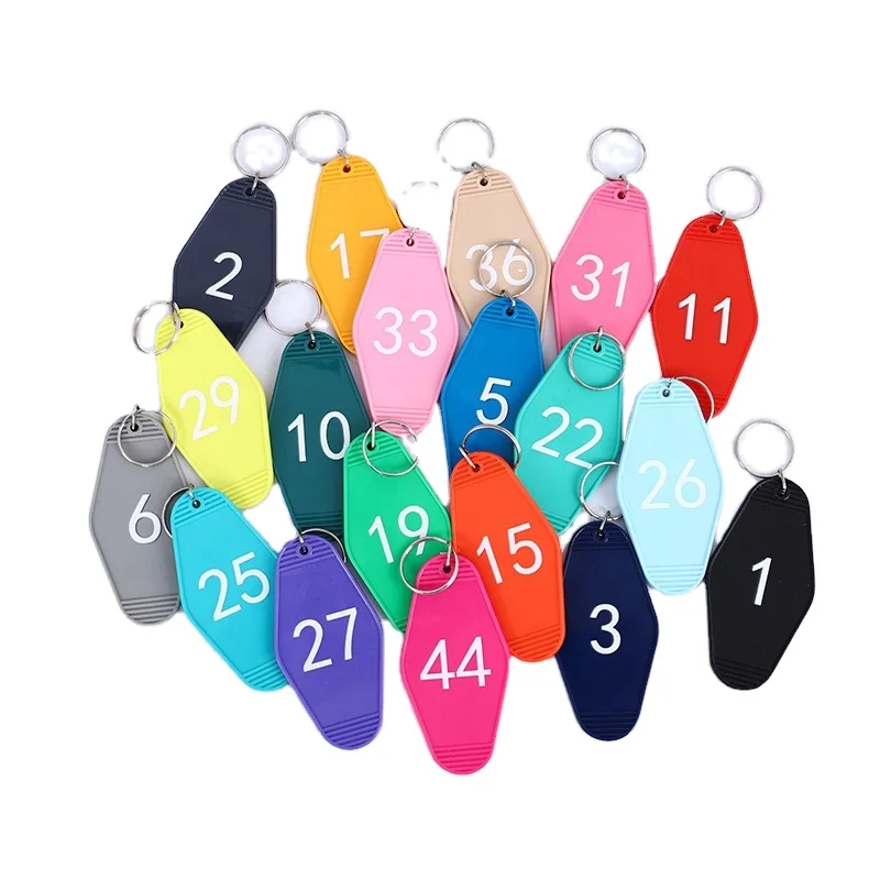 Акриловый брелок для ключей с индивидуальным логотипом несколько цветов