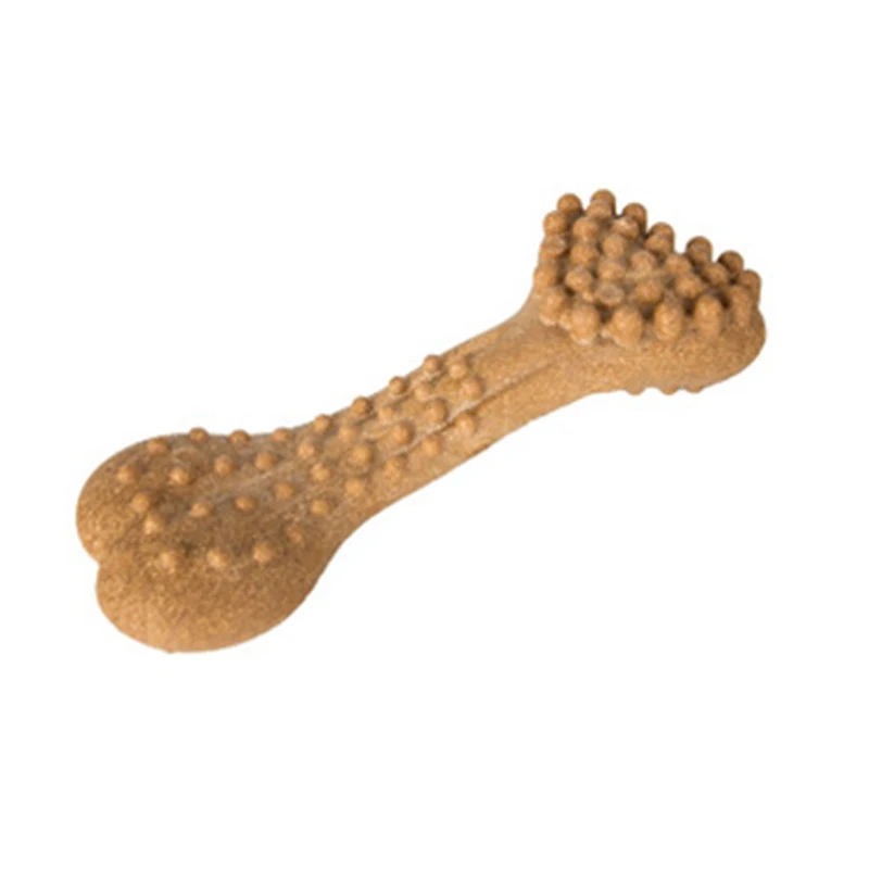 Manufacture Bone Shaped Pet Chew Toys wood Scented wooden Bone Dog Molar Toys