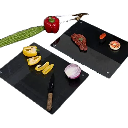 Tempered Glass Chopping Board for Kitchen in 15x12 inch Scratch, Heat, and Shatter Resistant, Easy to Clean and Durable bathroom mirror with led light a