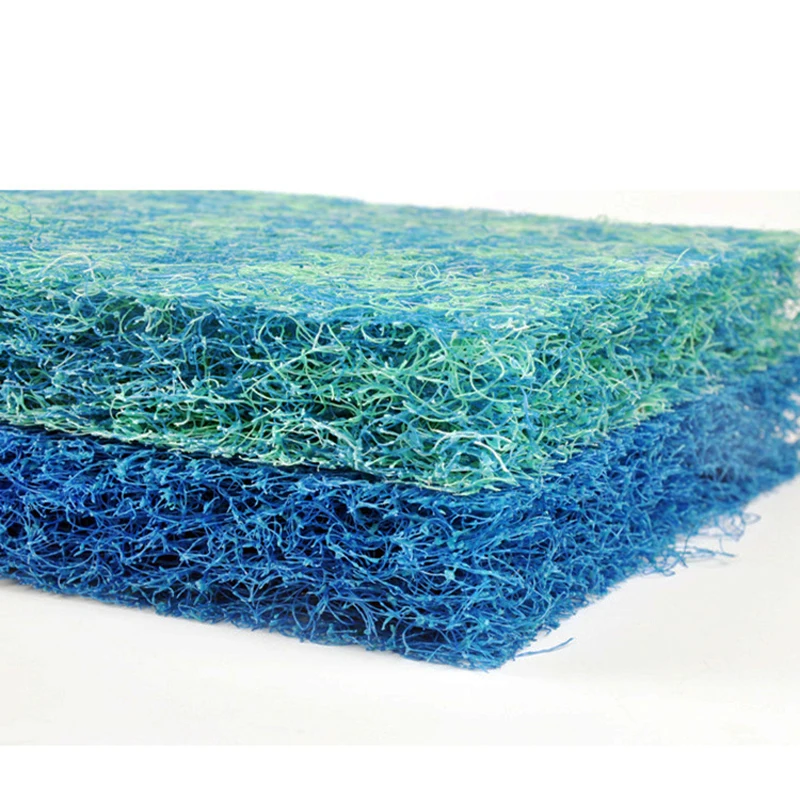 Blue/White Mat Aquariums Fish Tank media Sponge Japanese/German Biological Bio Filter Mat for koi pond or fish tank
