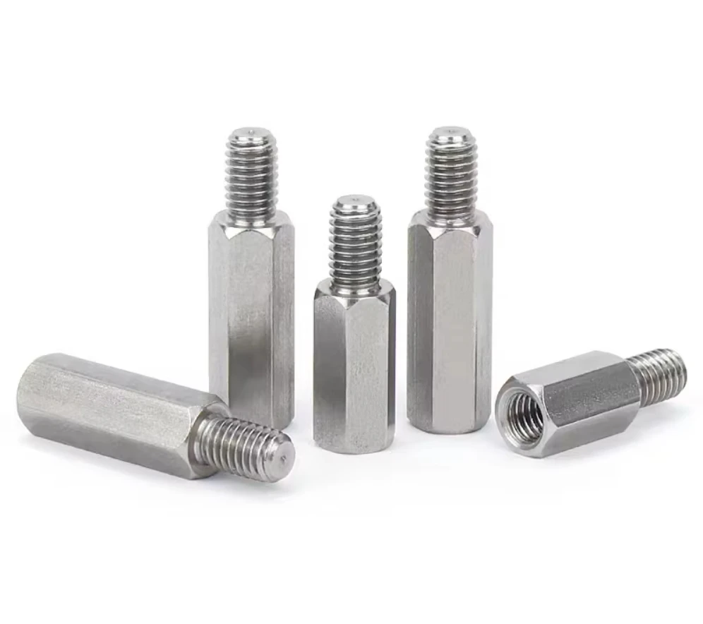 M3 M4 304 316 Stainless Steel Hollowed Nylon Spacer Round Hollow Male-Female self tapping Brass Hex Threaded PCB Spacer Standoff