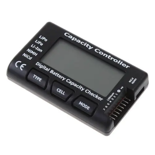 RC CellMeter-7 цифровой Батарея ёмкость проверки LiPo LiFe литий-ионный никель-металл-гидридных и никель-кадмиевых батарей напряжение