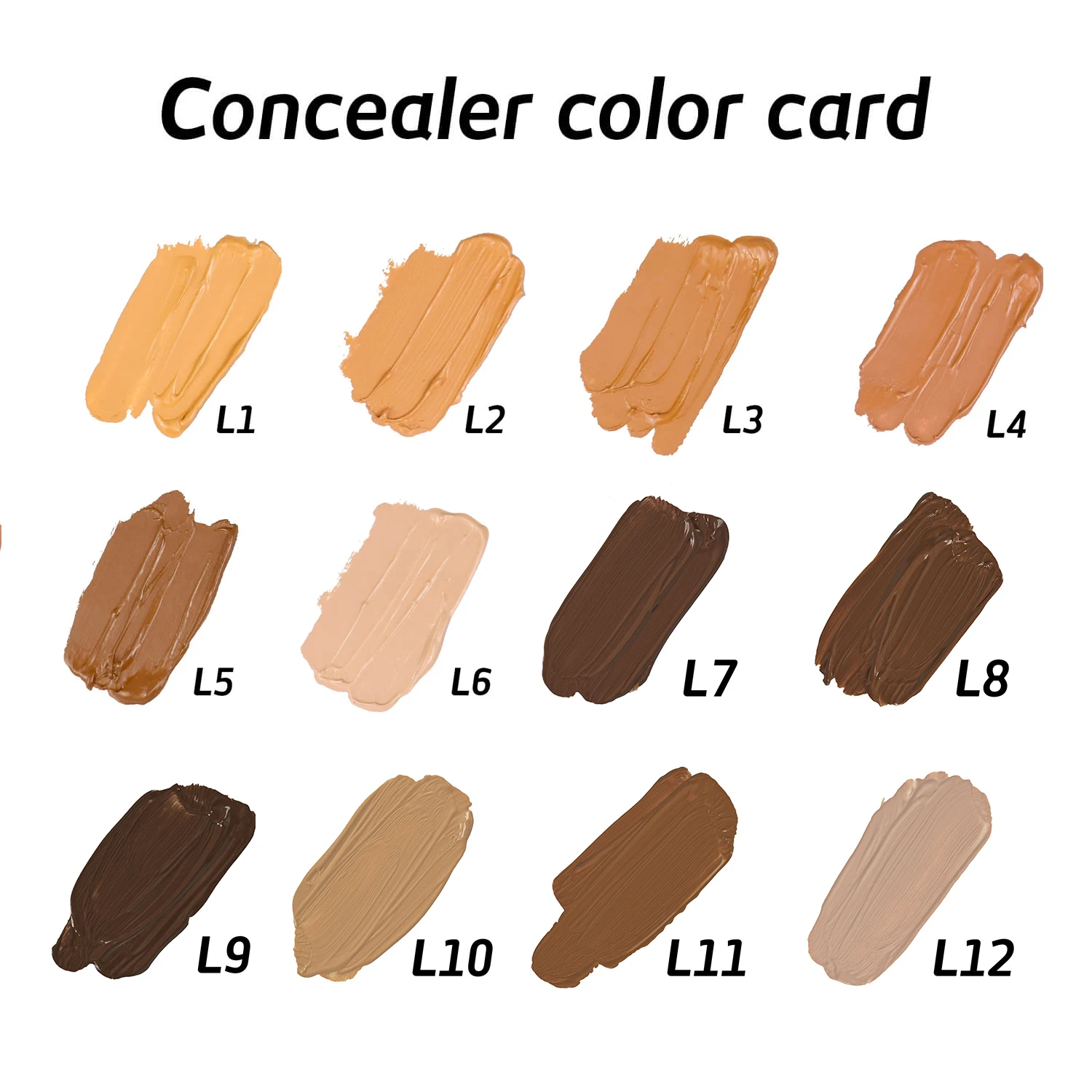 Private Label Best Liquid Full Coverage Concealer Cream Oil Free Waterproof Matte Makeup Foundation for Black Women Dark Skin