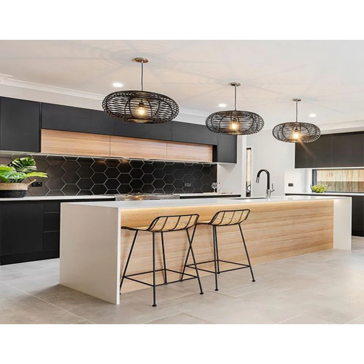 China guangdong foshan factory wholesale customized made design european style modern matt lacquer dark grey kitchen cabinet