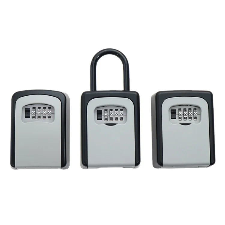 Aluminium Alloy Key Safe Box Water Proof  Push Button Password Lock box