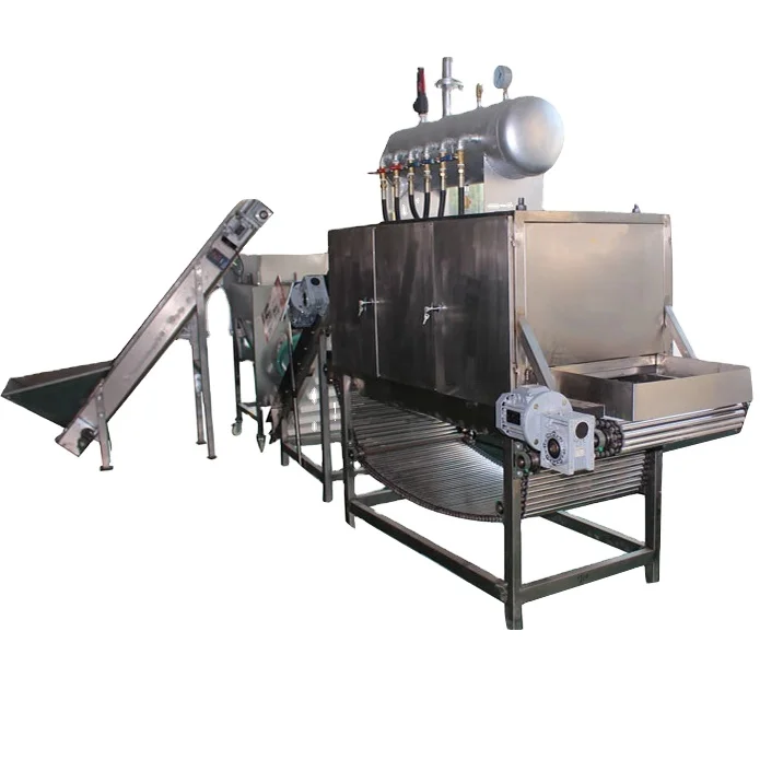 China automatic garlic peeler production line garlic processing plant garlic peeler processing line